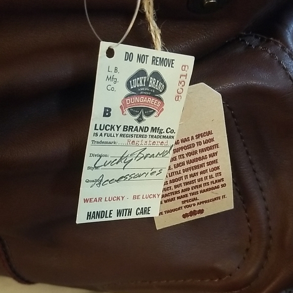 Lucky Brand Leather Shoulder Bag. NWT 💖 - Picture 3 of 17
